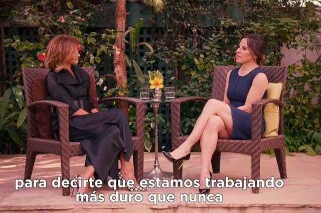 Adela Micha entrevista a Kate del Castillo como la Ingobernable