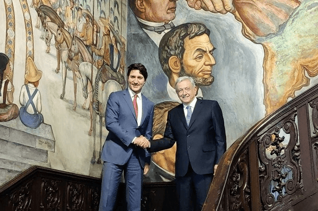 AMLO asegura que defendió la reforma eléctrica ante Trudeau