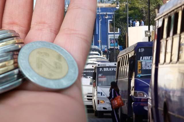 Perfilan aumento de 2.50 pesos a la tarifa del transporte en Puebla