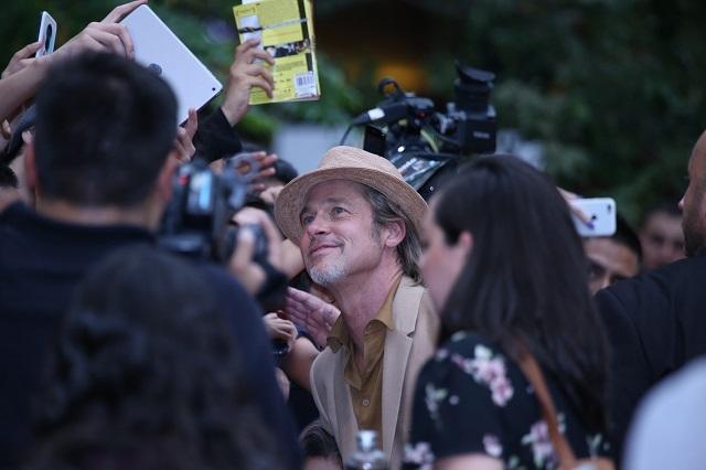 Fotos de la visita de Brad Pitt a México