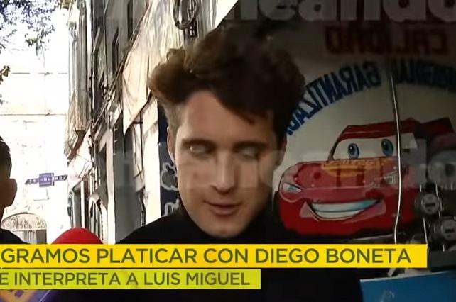 Video: Captan a Diego Boneta antes de grabar serie Luis Miguel