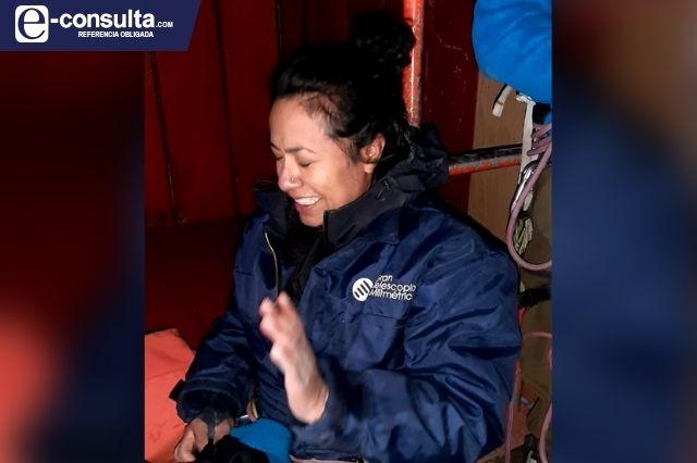 Rescatan a alpinista originaria de E.U en la cumbre del pico de Orizaba