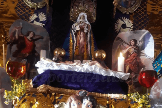 Piden rescatar en Atlixco tradición de altares de Dolores