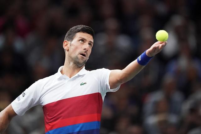 Masters París: Djokovic está en semis; termina en dos sets con Fritz