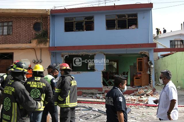 Explota tanque de gas LP y deja 14 heridos en Puebla capital