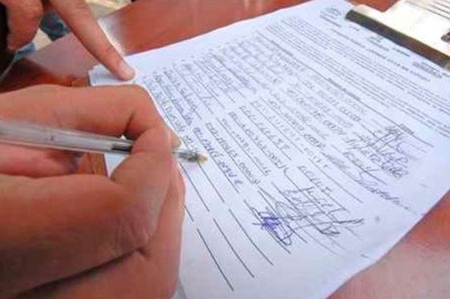 Pide INE 66 mil firmas en un mes a independientes en Puebla
