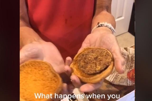 Revelan por qué se conservó hamburguesa de McDonald's 24 años
