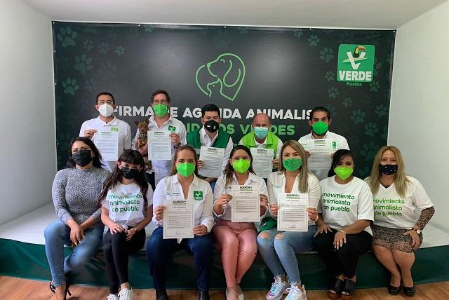 Partido Verde firma agenda animalista con sociedad civil