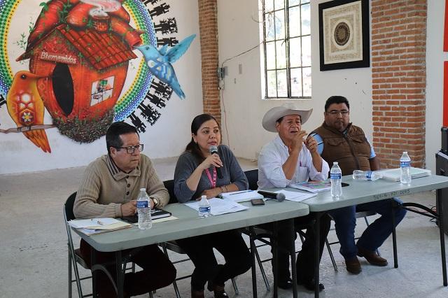 IEE cumplió con fase informativa de consulta indígena en Pahuatlán