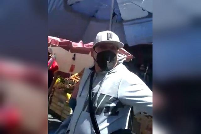 Agentes de la SSP disparan en operativo en Mercado 5 de Mayo