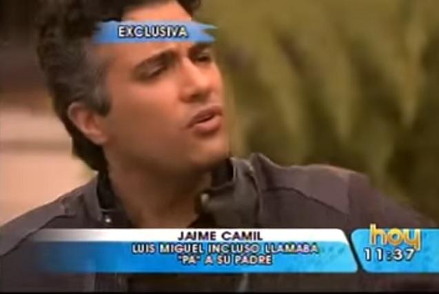¿Por qué se distanció Luis Miguel de Jaime Camil y su familia?