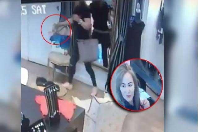 #LadyCartera Conductora de Tv Azteca exhibe a mujer robando cartera