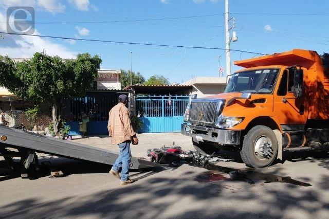 Joven muere atropellado por camión de carga en Izúcar
