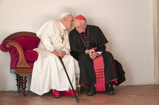 Esta es la foto de Anthony Hopkins como Benedicto XVI