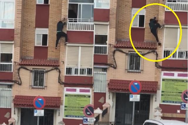 En España, mujer cae de un segundo piso por intentar escapar de cuarentena