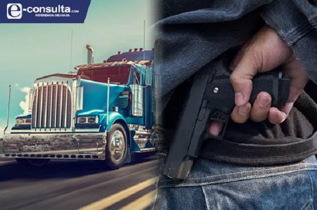 Puebla en el top 5 de robo con violencia a transporte de carga