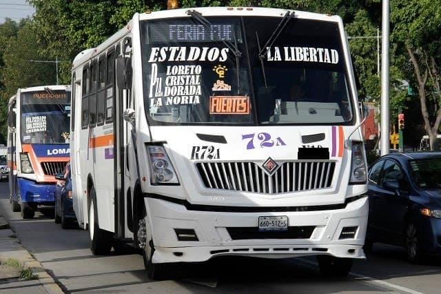 En una mañana, tres asaltos al transporte colectivo en Puebla