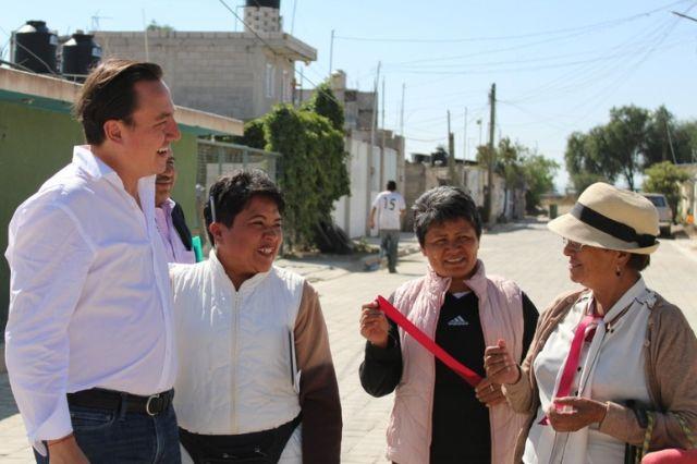 Nacho Mier inaugura rehabilitación de drenaje sanitario en Tecamachalco