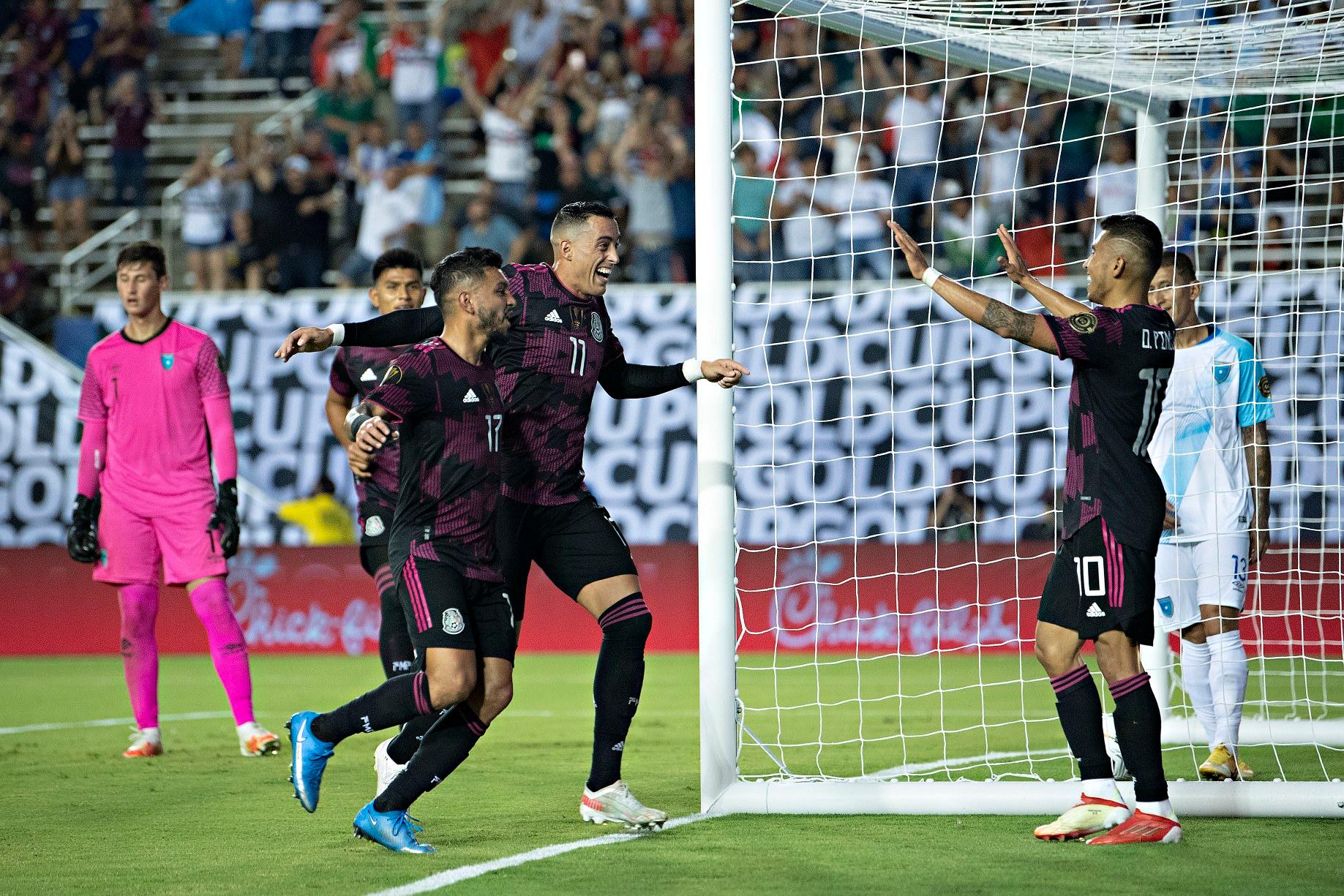 Copa Oro: despierta el Tri con goleada de 3-0 sobre Guatemala