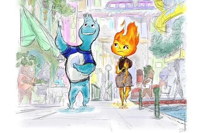 Revelan primera imagen de ‘Elemental’, película número 27 de Pixar