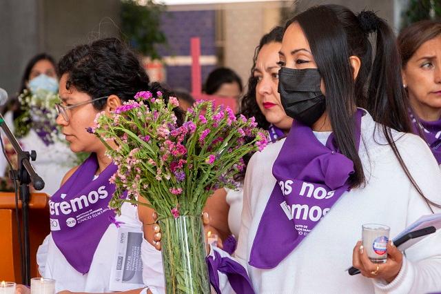 Amor, rabia y fe: IBERO Puebla rechaza violencia machista en 25N