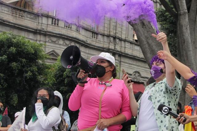 8M: Gobierno de la ciudad descarta operativo contra feministas en Puebla