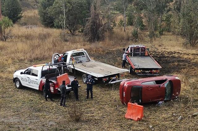 Accidente en autopista México-Puebla: hombre muere tras volcadura