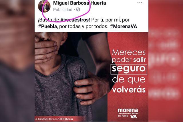 PAN presenta queja contra Miguel Barbosa por actos anticipados