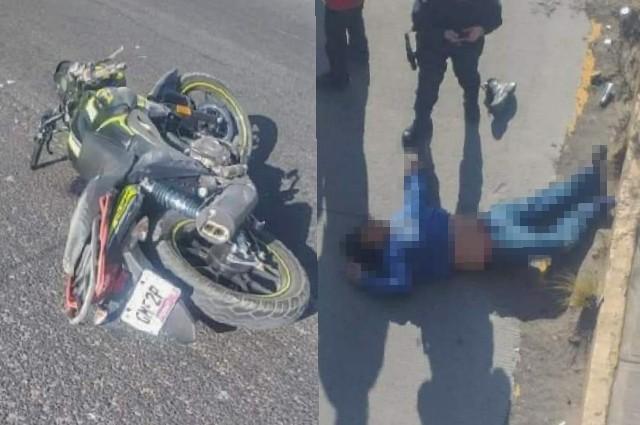 Muere motociclista al caer de puente en el Periférico Ecológico