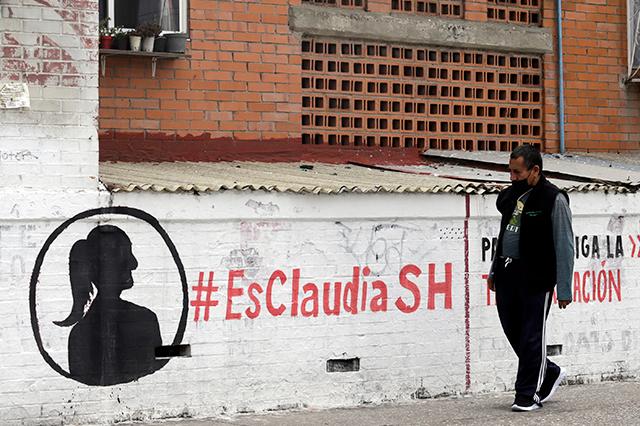 Ahora pintan bardas a favor de Claudia Sheinbaum en Puebla