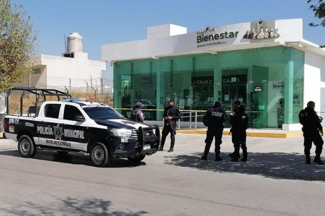Asalto a Banco del Bienestar en Puebla: sucursal en Huejotzingo es atracada