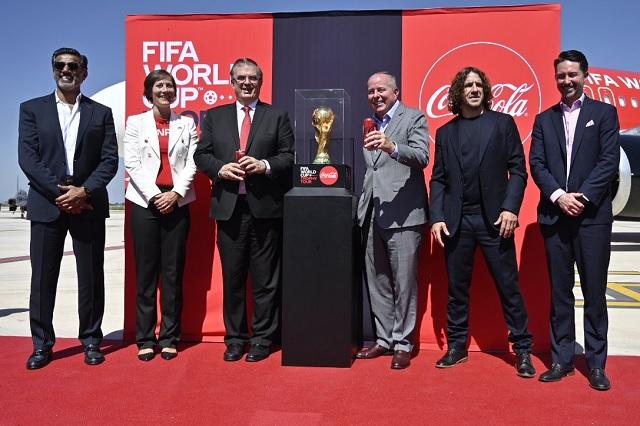 Así llegó el trofeo de la Copa del Mundo a territorio mexicano