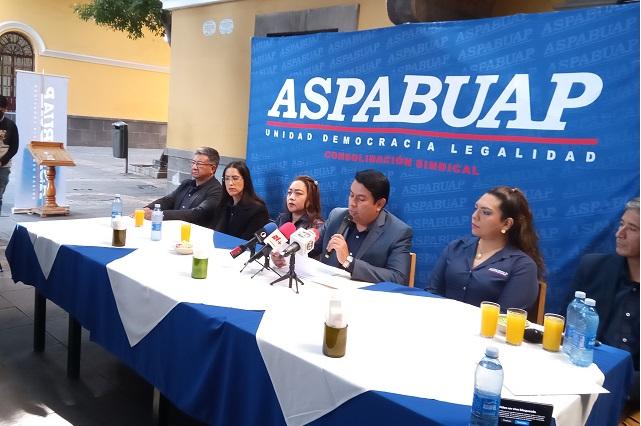 Aspabuap acepta aumento salarial del 4% que ofrece BUAP