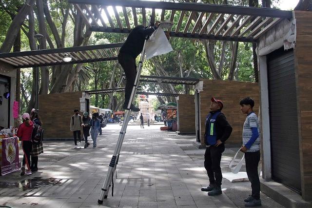 Analizan instalación de negocios en parques de ciudad de Puebla
