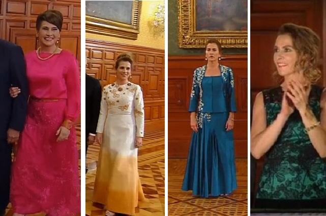 Los 4 vestidos de Beatriz Gutiérrez Müller en 15 de septiembre