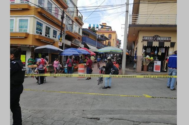 Ambulantes de Huauchinango van contra medidas de prevención por Covid