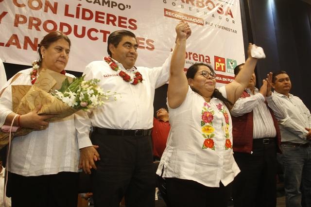 CNC y Maritza Marín dejan el PRI y se van a campaña de Barbosa