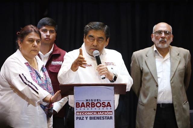 Barbosa acusa espionaje y exige al PAN no violentar elección