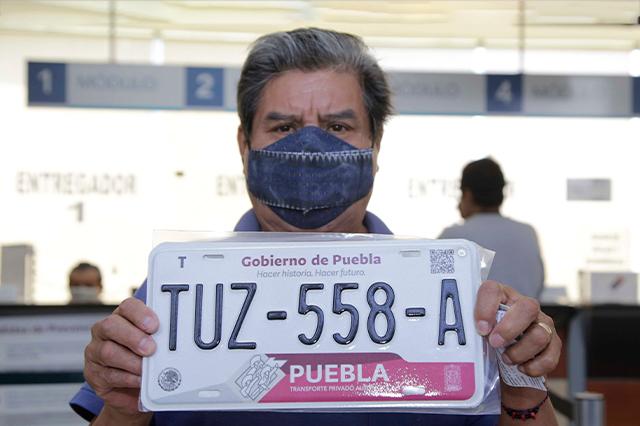 Canje de placas en Puebla es obligatorio: gobernador Céspedes