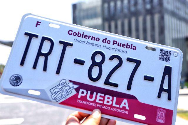 Canje de placas 2023 en Puebla: costos y requisitos