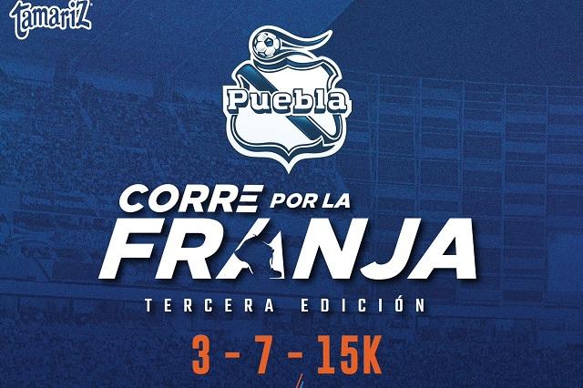 Corre por la Franja: Club Puebla presenta su tercera carrera oficial