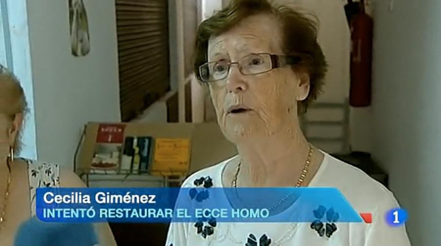 La nueva vida de Cecilia Giménez, la octogenaria que “restauró” el Ecce Homo