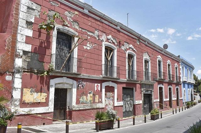 Casonas en Centro Histórico de Puebla: 188, en riesgo
