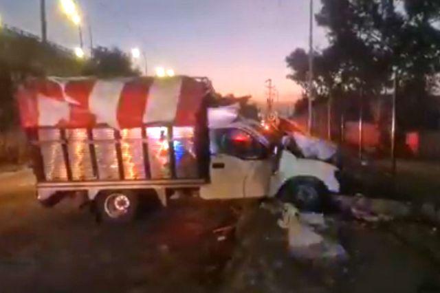 Choque en autopista México-Puebla deja sin luz y agua a colonias en Puebla