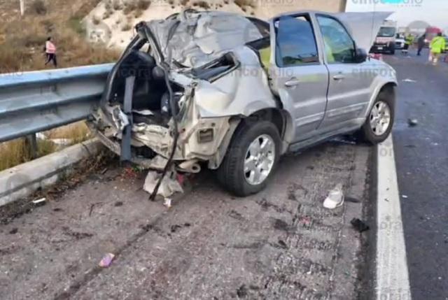 Choque en autopista Puebla-Orizaba: 4 muertos y 6 heridos