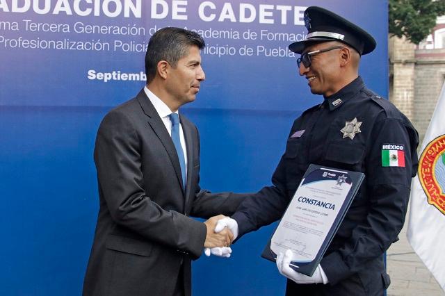 Ciudad de Puebla tiene 52 nuevos policías