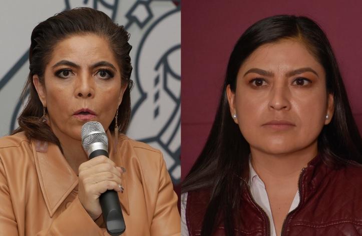 Claudia Rivera y Olivia Salomón en guerra de tuits por marcha de Barbosa