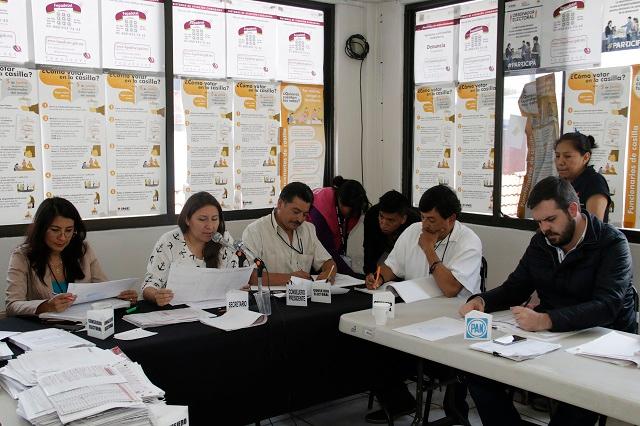 Morena y PRI promueven 8 recursos contra cómputos distritales