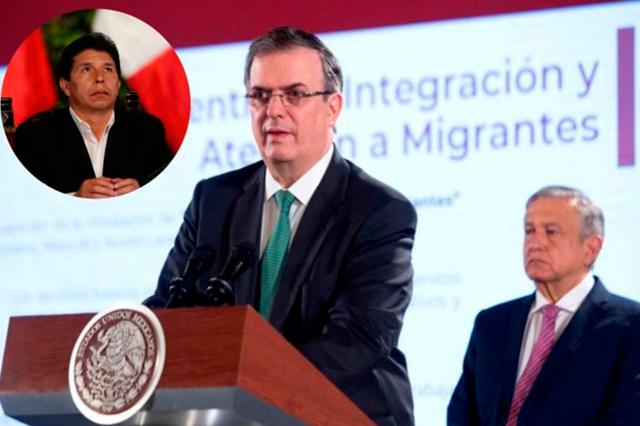Confirma Marcelo Ebrard solicitud de asilo de expresidente Pedro Castillo