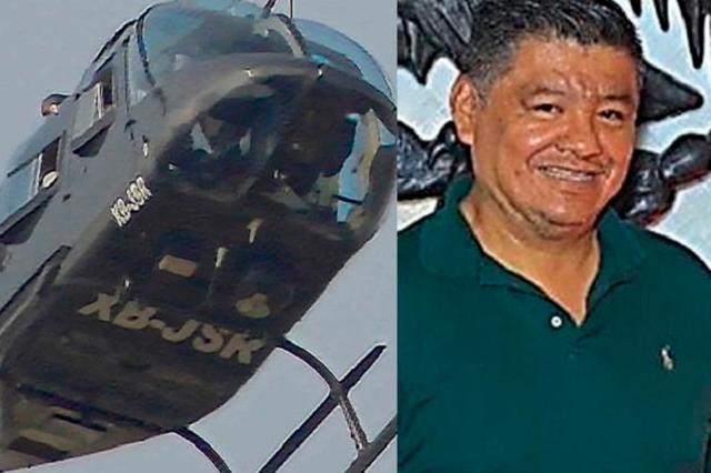 Confirman secuestro de dueño de helicóptero robado en AICM